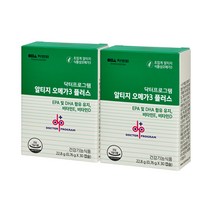 닥터프로그램 알티지 오메가3 플러스 초임계 식물성 30캡슐 2박스 2개월분, 단품, 단품