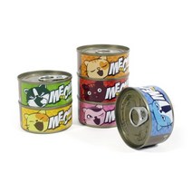 그린펫 미아오 고양이 간식캔, 게살 + 참치 혼합맛, 24개