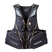 시마노정품 구명복 VF-121T 구명조끼 M-XL 낚시조끼, 풀블랙