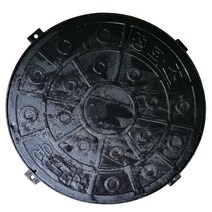 정화조 주철 맨홀 뚜껑 오수 정화조 안전망 맨홀뚜껑 600mm
