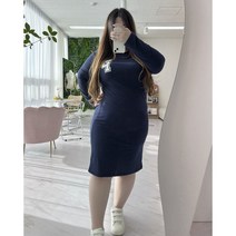 (66-99size) 피에스타 빅사이즈 긴팔 롱원피스 말랑쫀쫀 홈웨어