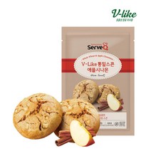 서브큐 통밀 스콘 애플시나몬 100g X 6개 냉동생지 빵 동물성원료 미사용 [당일발송], 드라이아이스1개추가