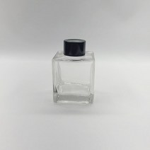 마미하우스 디퓨저 사각 100ML 용기 박스구매 46개 개당900원 (블랙캡 실버캡 택1), 블랙캡