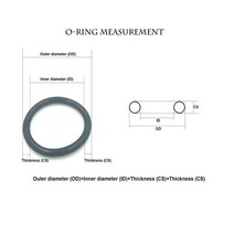 고무오링 패킹 실리콘 오링 고무링 녹색 FKM o 링 OD6mm ~ 210mm * 2.4mm 두께/CS 내유성 산 및 알칼리 씰, 04 OD9x2.4mm  10pcs