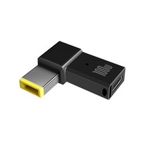 어댑터 레노버 씽크 패드 어댑터 용 100W USB 타입 C 암 스퀘어 PD 플러그 컨버터 고속 충전 케이블 커넥터, 01 Bla기계