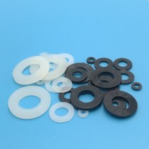 고무바킹 고무패킹 캡 실리콘패킹 20 개 100 DIN125 ISO7089 M2 M2.5 M3 M4 M5 M6 M8 M10 검정색 또는 흰색, 02 M3 (100PCS)_01 Black, 100개