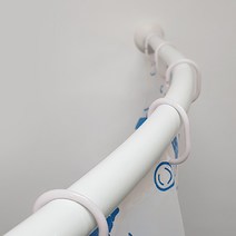 160cm 커브형 샤워 커튼 봉 곡선형 욕조 부스 스틱 바