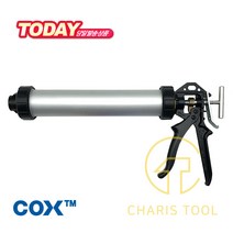 COX 콕스 소세지건 실리콘건 실리콘총 소시지타입 실리콘작업 욕실 보수 노즐2개 전문가 고급형 영국 카리스툴, 2개