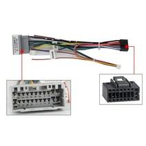 자동차 오디오 지프 나침반에 대 한 Canbus 상자와 16PIN 안 드 로이드 전원 케이블 어댑터 2007 2009 라디오 배선 하네스, [02] Compass cable, 1개