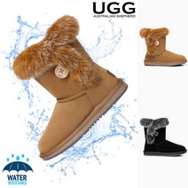 겨울 여성 어그부츠 AS 호주 UGG 도나 양털 미들 원버튼 폭시