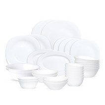 바칠레 그라나다 6인 그릇세트 30p, 화이트, 식기 8종