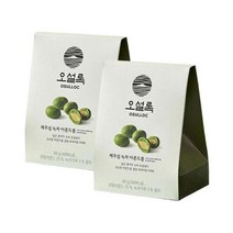 오설록 티푸드 제주섬 녹차아몬드볼 80g 2개, 오설록 제주섬 녹차아몬드볼 80g 2개