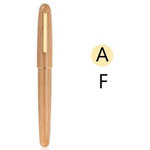 새학기 선물 Jinhao 9036 천연 나무 만년필 수제 이리듐 EF/F/M/구부러진 펜촉 선물용 펜, CN, a f