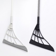 쓰리잘비 만능 실리콘 빗자루 털제거 카페트청소, 블랙