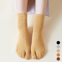 여성 타비 발가락 양말 4켤레