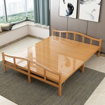 야외 대나무 침대 야외 접이식 대나무 평상 대청마루 베란다 테이블, K.와이드150X197길이