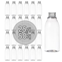 [50개묶음판매] 알루미늄캡 120ml 150ml 200ml 250ml 300ml 500ml 어메니티 공병, 200ml(F) 투명용기, 골드캡, 50개