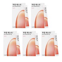 닥터블릿 푸응 패스트 차전자피 식이섬유 모로오렌지 복숭아맛 6g 20입 5개, 5박스