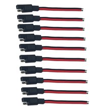 SAE 2 핀 퀵 커넥터 분리 플러그 5CM 4awg 연장 케이블 오토바이 발전기 태양 전지 패널 용 와이어 하네스, 한개옵션0