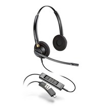 Poly - EncorePro 515 USB-A 및 USB-C USB 헤드셋 (플랜트로닉스) 클라우드 시스템 업데이트 음향 청력 보호 Avaya Genesys Cisco 콜 센터, Over-the-Head Single Ear_Micro