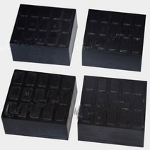 자동차 리프트 핏 잭 스탠드 고무 패드 플로어 재킹 4 개, 한개옵션0