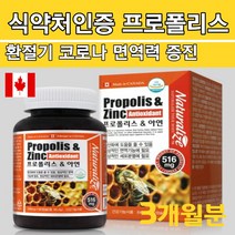 항상화 면역기능 세포분열 증진 프로폴리스 아연 환절기 미세먼지 야근 공부 면역력저하 PROPOLIS ZINC 가족 직장인 학생 선물
