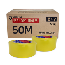 라바(고무) 박스테이프 50M 투명테이프 냉동 냉장 러버테이프 겨울용, 10개