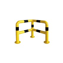 도로 안전봉 스틸 바리게이트 주차금지 규제 볼라드, 2단(1.5mm) 500x500x600mm