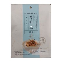 피코크 밥위에 솔솔 후리가케 뿌리고 해물 21g
