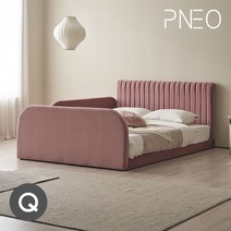 프네오 쉬고02 벨로아 저상형 패밀리침대 매트리스포함 Q +가드1+풋가드1 YS22270, R_미스티로즈_22270