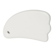 구아샤 스크래핑 도구 화이트 페이셜 마사지 세라믹 보드 스킨 케어, 한개옵션0