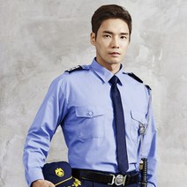 (TBUC) PSL-1 긴팔 경비 복 옷 작업복 근무복 워크
