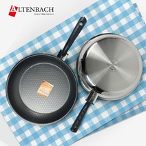 알텐바흐 통5중 스텐 인덕션 프라이팬 30cm, 1개, 통5중 인덕션 후라이팬 30cm