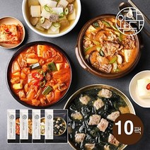 한와담 [한와담] 직화솥에 끓인 국/찌개 4종 10팩, 01.소고기미역국 500g 10팩