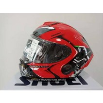 쇼에이 헬멧 풀페이스 시스템 오픈페이스 클래식 agv SHOEI x 14 마르케즈 풀베어러 풀 페이스 오토바이 헬, 07 helmet