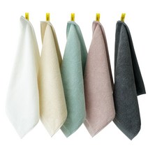 100%국내생산 타월톡톡 호텔급 어린이집수건 30수 70g 고리수건 핸드타월, 베이지