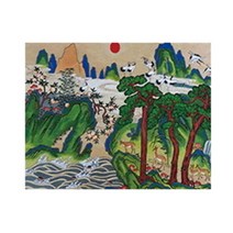 DIY명화그리기 유화 페인팅 십장생도 40X50, 단품