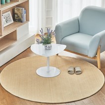 리진 내츄럴 라탄스타일 원형러그 (200cm)