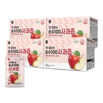 미쁨생활건강 딱좋아 순수100 사과즙 90ml, 120포
