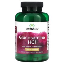 스완슨 글루코사민 HCI 1500mg 100정, 3병
