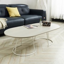 이프유샵 일립스 낮은 1200 거실 테이블 소파 좌식 티 화이트 골드 대리석 마블 패턴 원형 타원형 라운드 예쁜, 일립스_낮은1200/7. 그레이/화이트