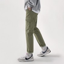모노마인 남자 카고바지 스판 밴딩 건빵바지 S-2XL