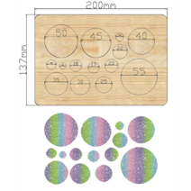 목형 가죽재단 DIY 패턴 커터 프레스 절곡 철판 가죽공예 도구10mm 55mm diy 가죽 공예 라운드 펀치 금형 템플릿 수제 가죽 칼 금형 스크랩북 나무 절단 다이, s98, 01 S98