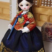 인형 한복 한울 궁중당의와 갈래치마 1벌세트 베이비돌 파올라레이나 완제품, 30cm 도리스돌