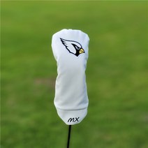골프 클럽 Headcover 나무 드라이버 페어웨이 하이브리드 135UT 블레이드 퍼터 독수리 자수 가죽 커버 프로텍터 골프 액세서리, White 3