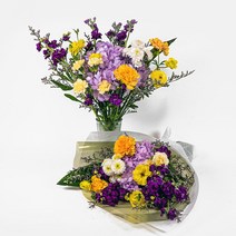 플로라노 꽃 정기구독 L사이즈 꽃다발 생화 택배 정기배송, 1개월 (2회) 2주마다, 수요일 도착(월요일까지 주문)