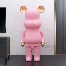 베어브릭 저금통 인테리어 소품 개업 집들이 선물 50cm 대형 피규어, 다크브라운