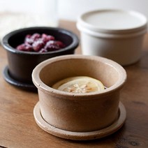 (일본) 4th마켓 내열도기 직화오븐용 수플레컵 뚜껑스택컵 (3color), 블랙