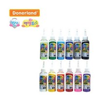 도너랜드 색모래 벌크 100g 12색 미술놀이 샌드아트 모래아트 칼라샌드아트 모래미술 어린이집 유치원 초등학교 만들기재료, 10개, 노랑