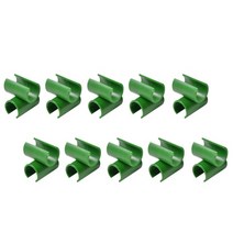 강선활대 비닐하우스활대 1050100pcs 식물 지원 고정 크로스 클립 8mm 녹색 조정 가능한 정원 격자 식물 커넥터 플라스틱 온실 커넥터, 10개